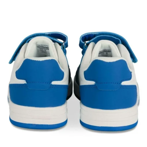 Baskets BLEU Garçon Motif Uni Scratch