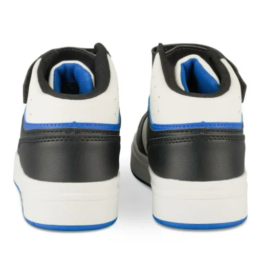 Baskets BLEU Garçon Motif Uni Scratch