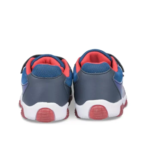 Baskets BLEU Garçon Motif Multicolore Scratch