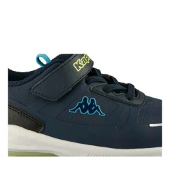 Baskets BLEU Garçon Motif Uni Lacets
