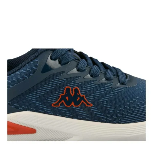 Baskets BLEU Garçon Motif Uni Lacets
