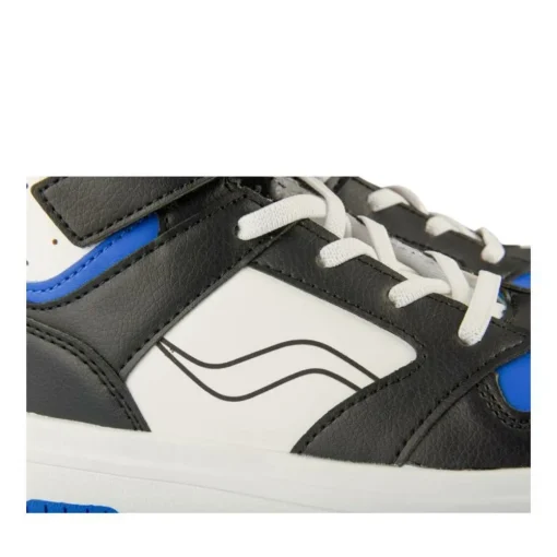 Baskets BLEU Garçon Motif Uni Scratch