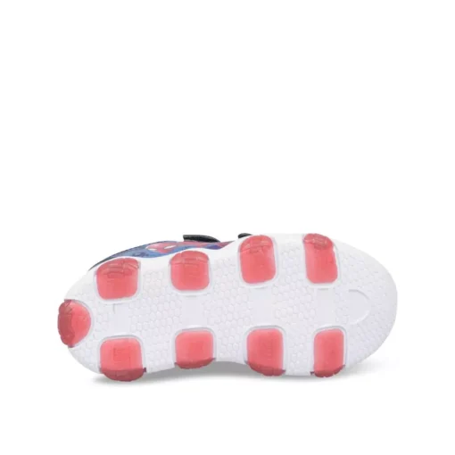 Baskets BLEU Garçon Motif Multicolore Scratch