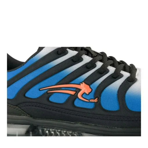 Baskets BLEU Garçon Motif Uni Lacets