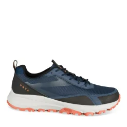 Baskets BLEU Homme Motif Uni Lacets