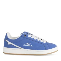 Baskets BLEU Homme Motif Uni Lacets