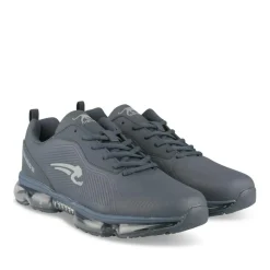 Baskets BLEU Homme Motif Uni Lacets