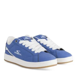 Baskets BLEU Homme Motif Uni Lacets