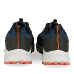 Baskets BLEU Homme Motif Uni Lacets