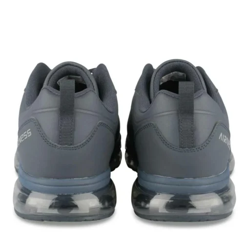 Baskets BLEU Homme Motif Uni Lacets