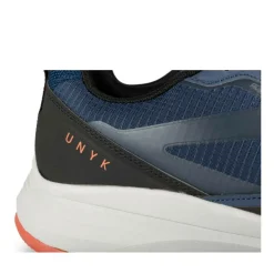 Baskets BLEU Homme Motif Uni Lacets