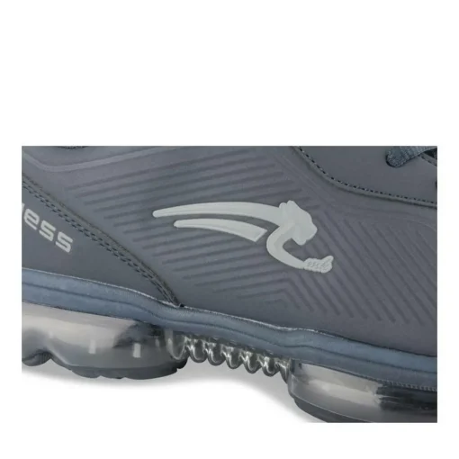 Baskets BLEU Homme Motif Uni Lacets