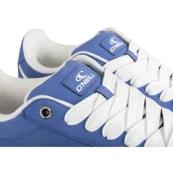 Baskets BLEU Homme Motif Uni Lacets