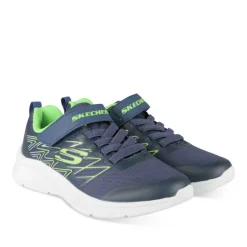 Baskets BLEU SKECHERS Microspec Texlor