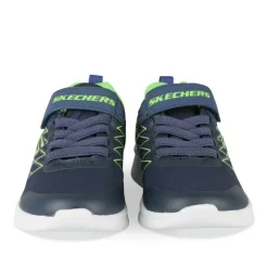 Baskets BLEU SKECHERS Microspec Texlor