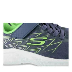 Baskets BLEU SKECHERS Microspec Texlor