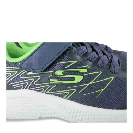 Baskets BLEU SKECHERS Microspec Texlor