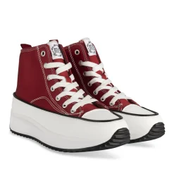 Baskets BORDEAUX Femme Motif Uni Lacets