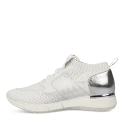 Baskets Chaussette BLANC Femme A Enfiler
