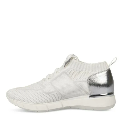 Baskets Chaussette BLANC Femme A Enfiler