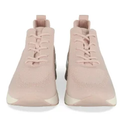 Baskets Chaussette ROSE Femme Motif Uni Lacets