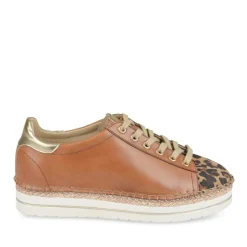 Baskets COGNAC Femme CUIR
