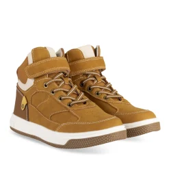 Baskets COGNAC Garçon Motif Uni Scratch + Elastique