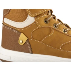 Baskets COGNAC Garçon Motif Uni Scratch + Elastique