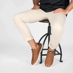 Baskets COGNAC Homme Motif Uni A Enfiler