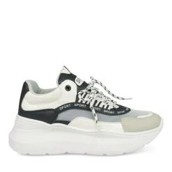 Baskets Dad Shoes BLANC Femme Motif Uni
