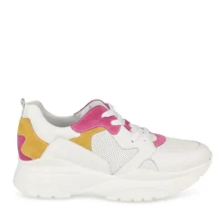 Baskets Dad Shoes BLANC Femme CUIR