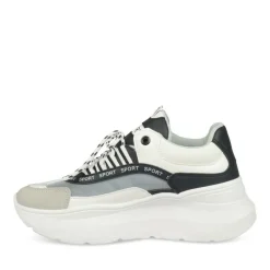 Baskets Dad Shoes BLANC Femme Motif Uni