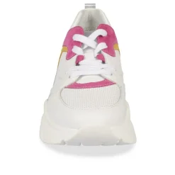 Baskets Dad Shoes BLANC Femme CUIR