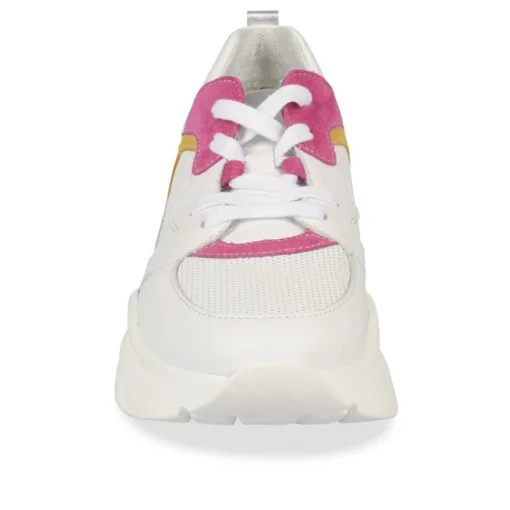 Baskets Dad Shoes BLANC Femme CUIR