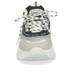Baskets Dad Shoes BLANC Femme Motif Uni