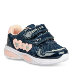Baskets Dad Shoes BLEU Fille Motif Uni Scratch