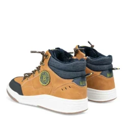 Baskets Fourré COGNAC Garçon Motif Uni Lacets