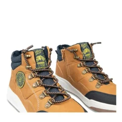 Baskets Fourré COGNAC Garçon Motif Uni Lacets