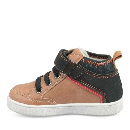 Baskets Fourré MARRON Garçon Scratch
