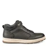 Baskets Fourré NOIR Homme Motif Uni Lacets