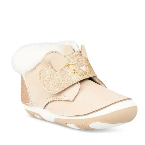 Baskets Fourré OR Fille Motif Uni Scratch