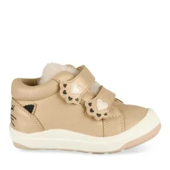 Baskets Fourré ROSE Fille Motif Animal Scratch