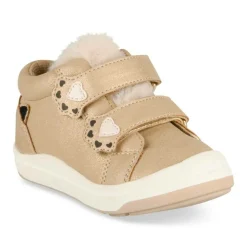 Baskets Fourré ROSE Fille Motif Animal Scratch