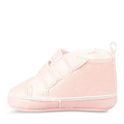 Baskets Fourré ROSE Fille Motif Uni Scratch