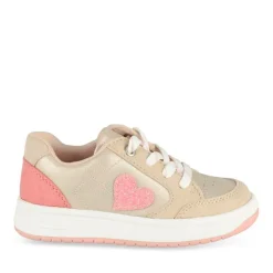 Baskets FUSCHIA Fille Motif Iridescent Lacets