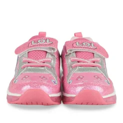 Baskets FUSCHIA Fille Motif Uni Scratch