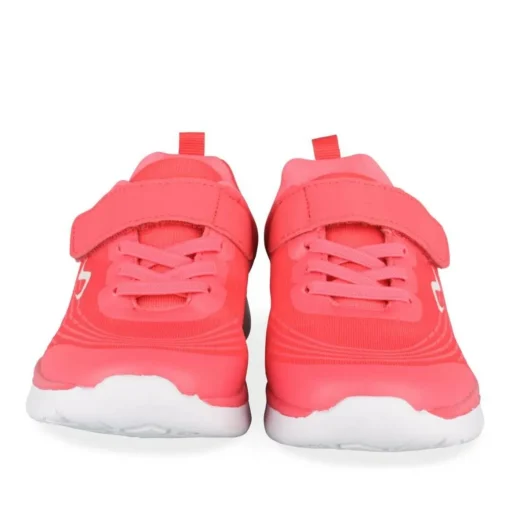 Baskets FUSCHIA Fille Motif Uni Scratch