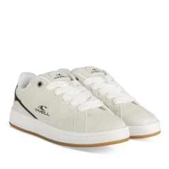 Baskets GRIS Femme Motif Uni Lacets