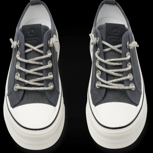 Baskets GRIS Femme Motif Uni A Enfiler