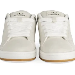Baskets GRIS Femme Motif Uni Lacets
